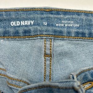 Old Navy High Rise Wow Wide Leg Light Wash Size 12